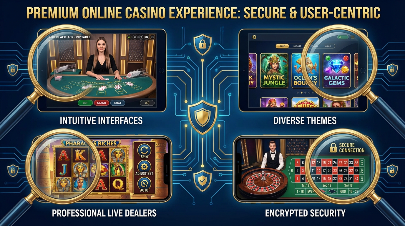 Analiza interfejsu i gier w najlepszych kasynach online