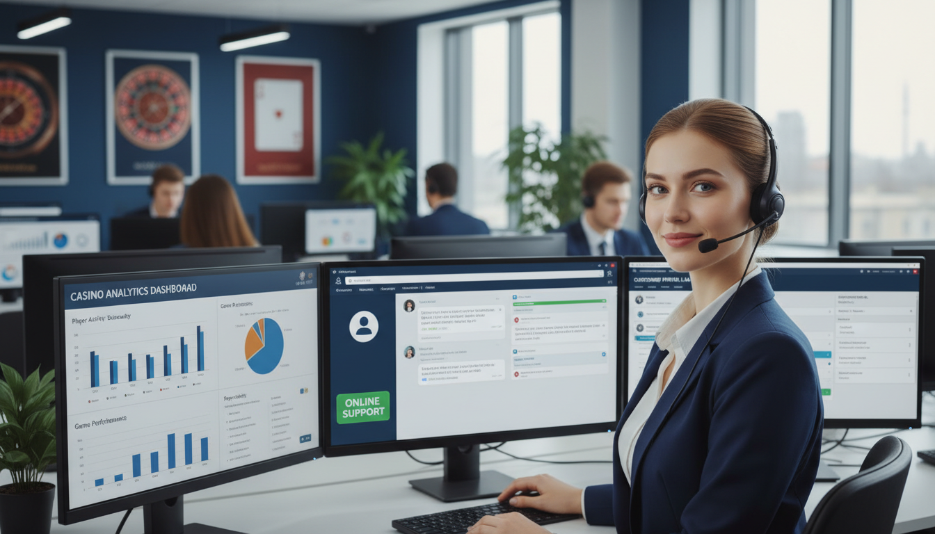 Operator czatu wsparcia klienta w kasynie